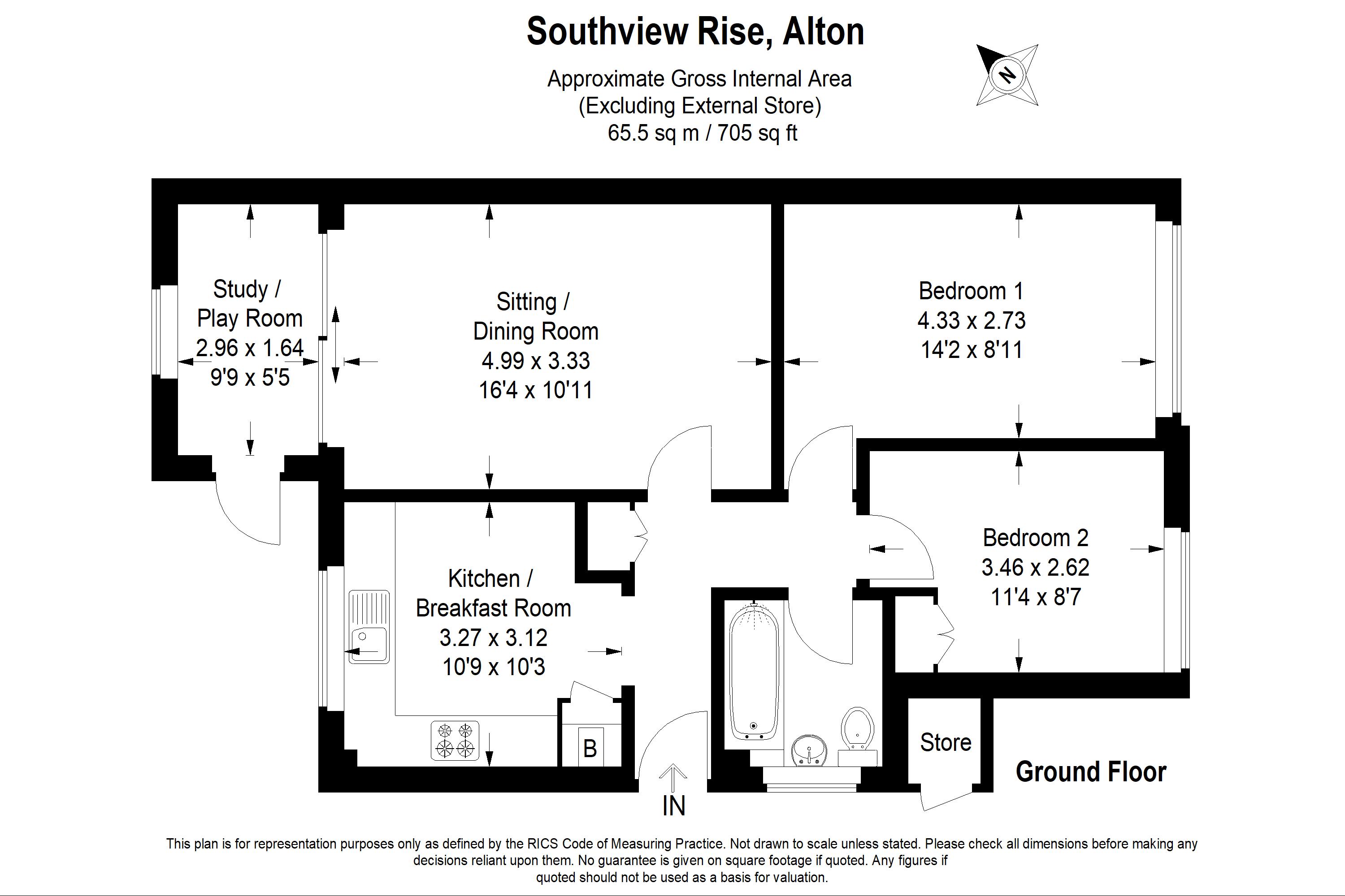 99, Southview Rise, Hampshire floorplan