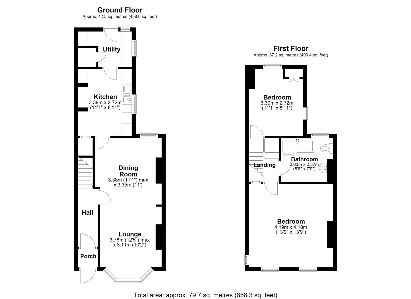 22, Crabble Road, Dover floorplan