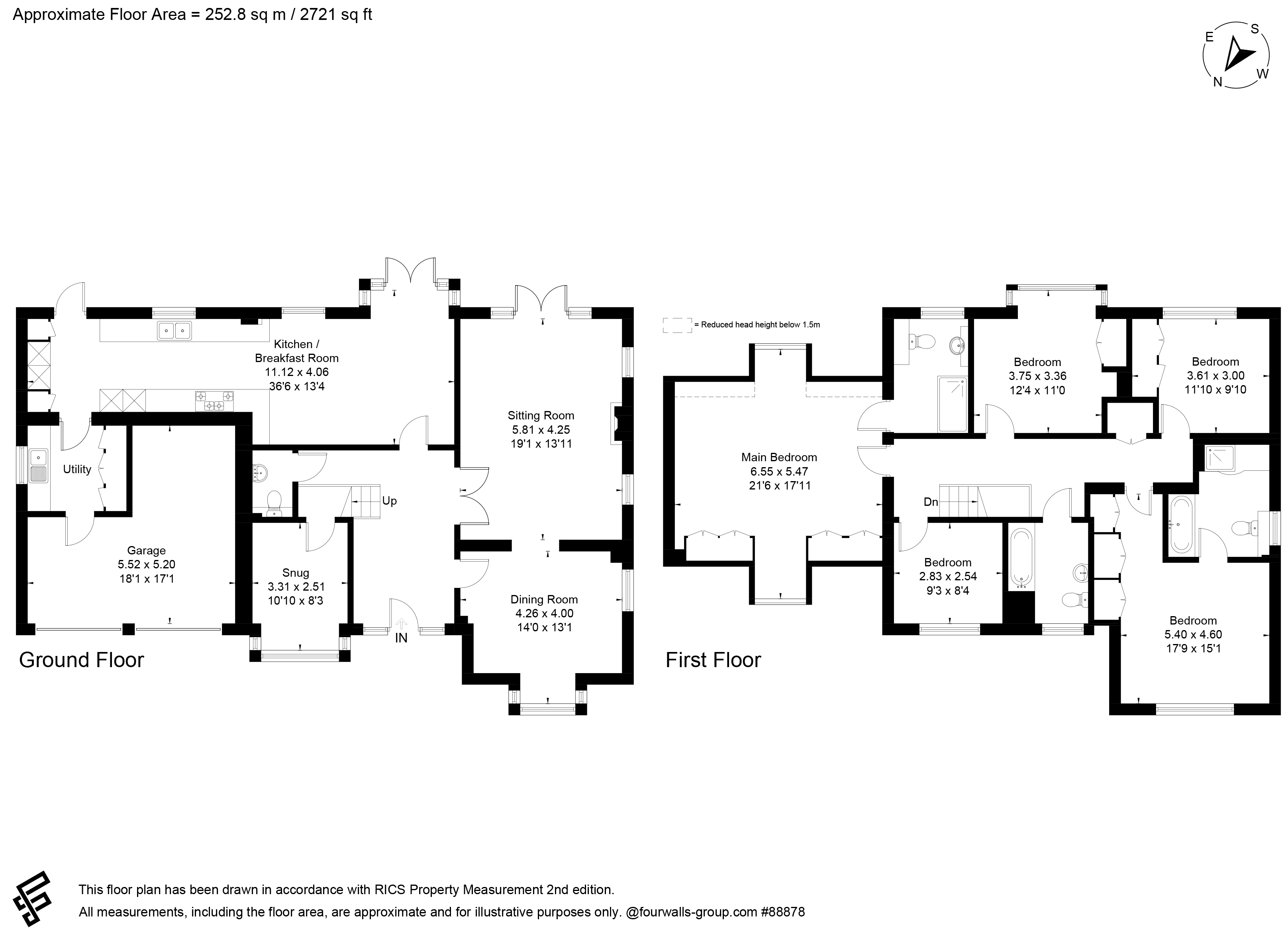 Borderland,, Chequers Lane, Hook floorplan