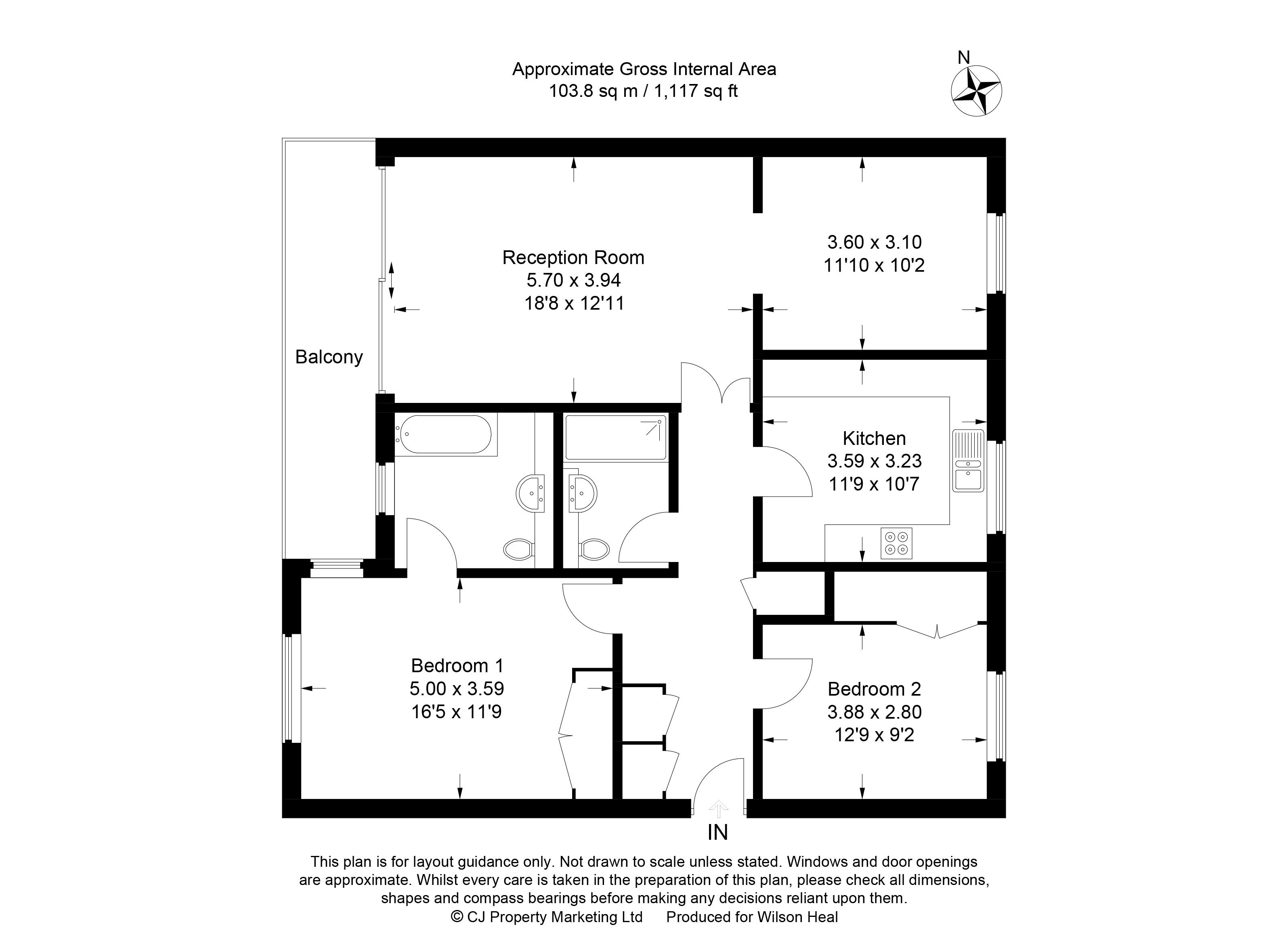 39, Snells Wood Court, Little Chalfont floorplan