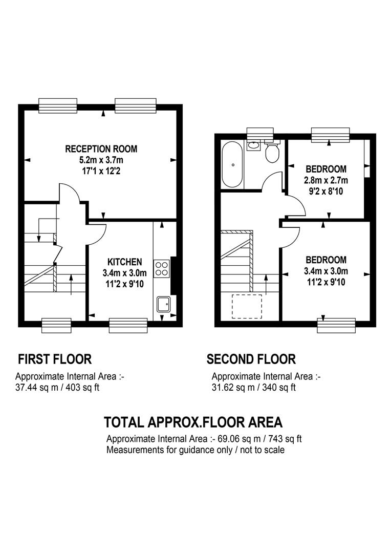 17b, Urlwin Street, London floorplan