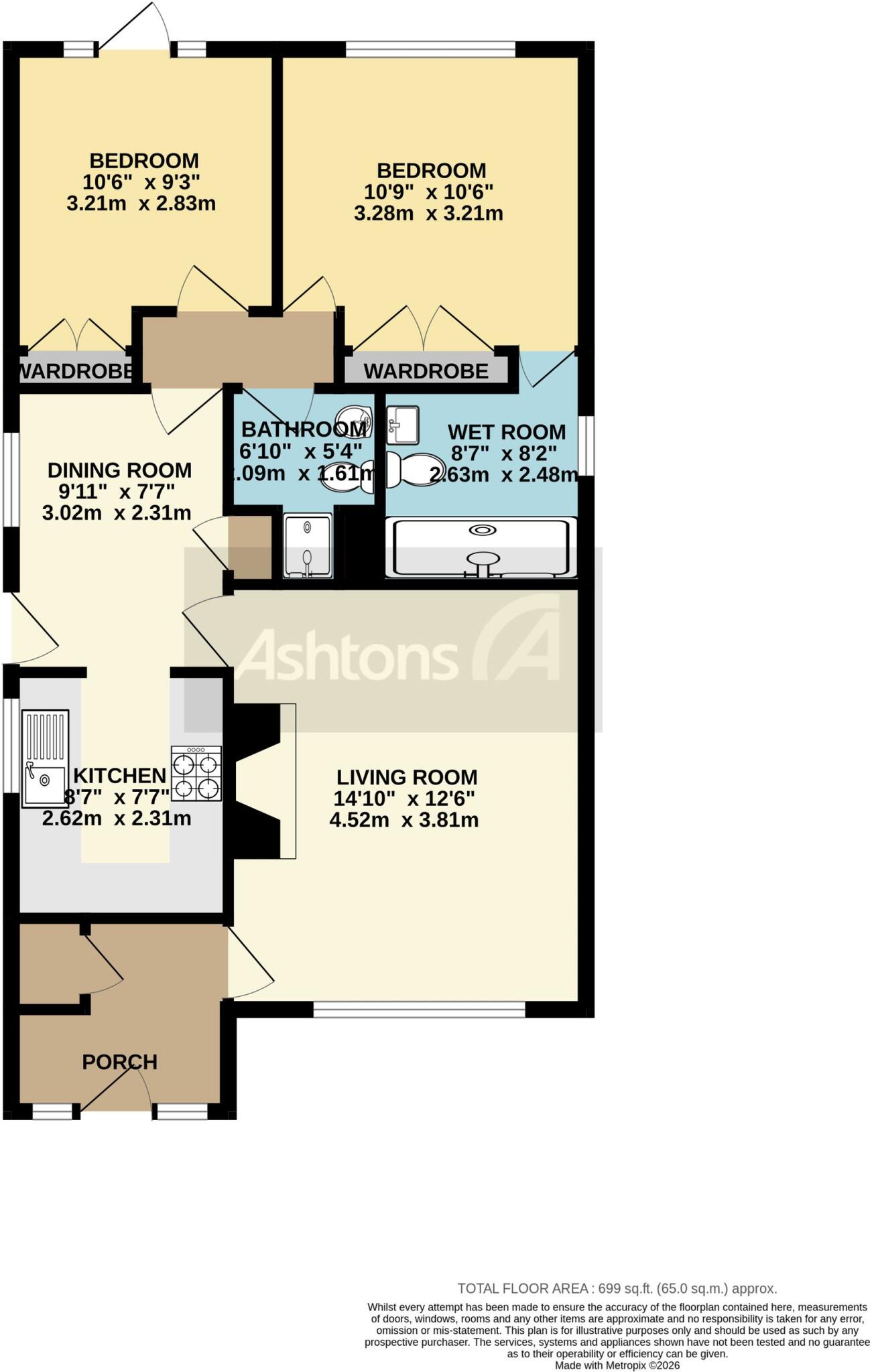 26, Brancaster Drive, Warrington floorplan