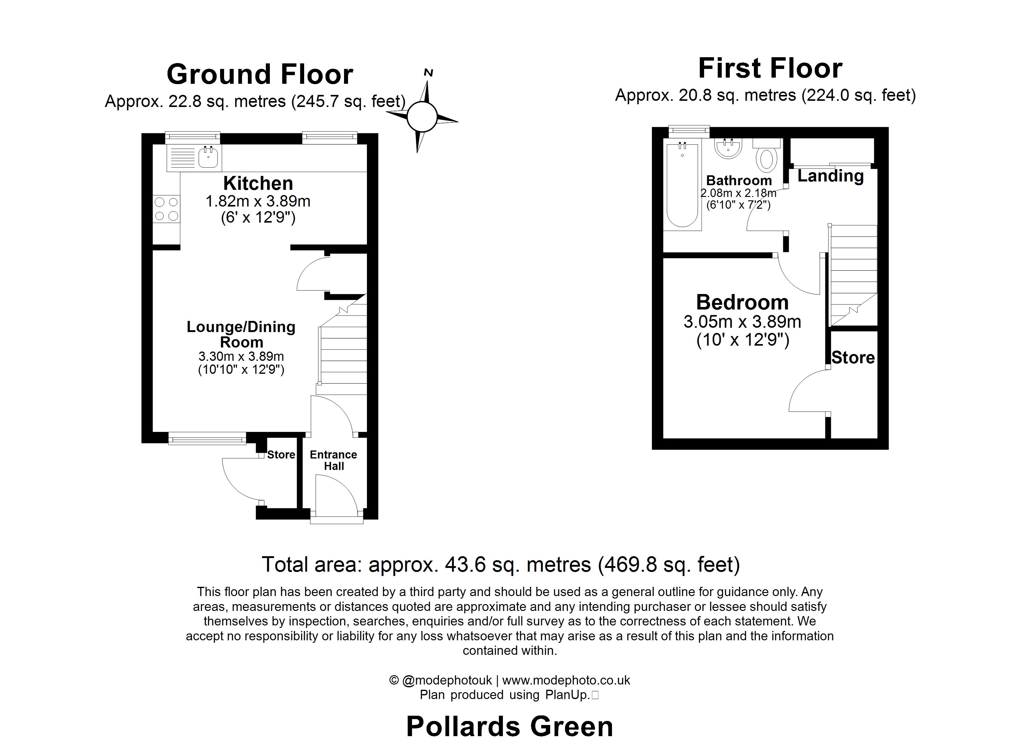 66, Pollards Green, Chelmsford floorplan