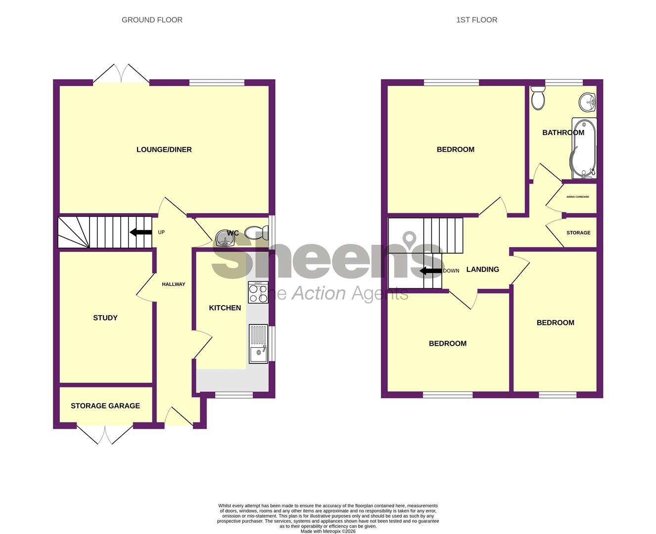 1B, High Tree Lane, Walton-on-the-Naze floorplan
