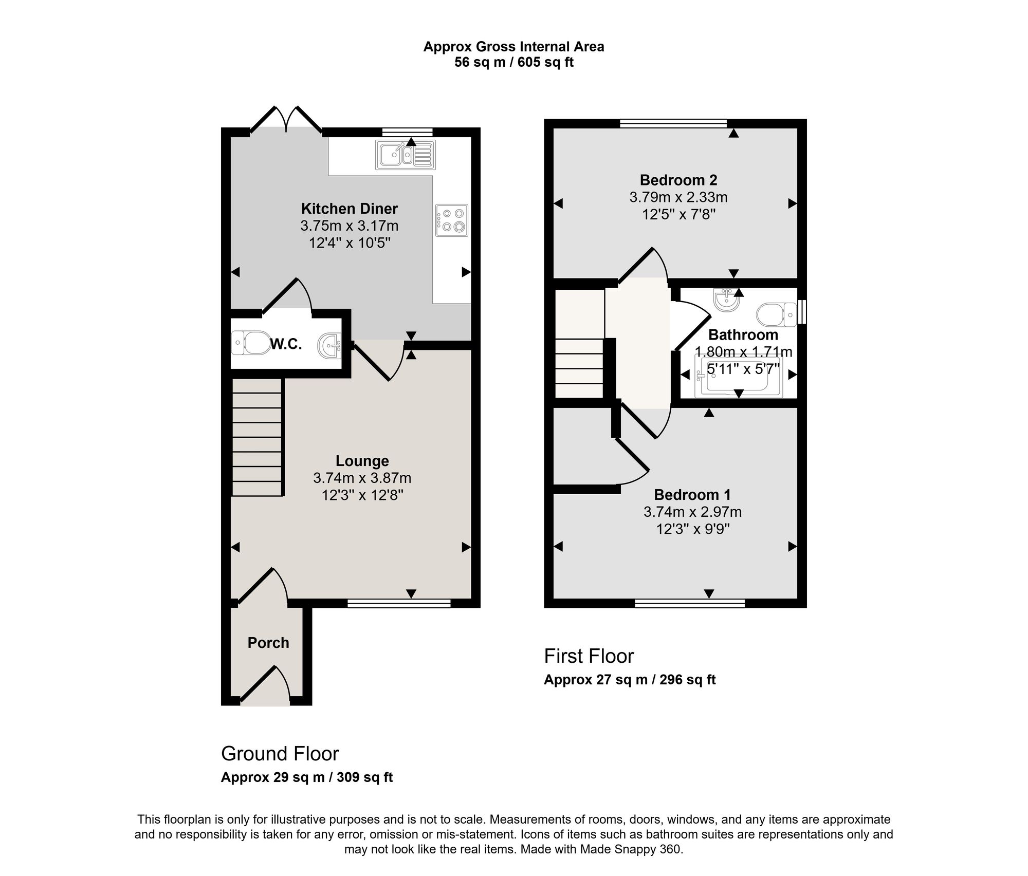 20 Apple Blossom Grove, Manchester floorplan