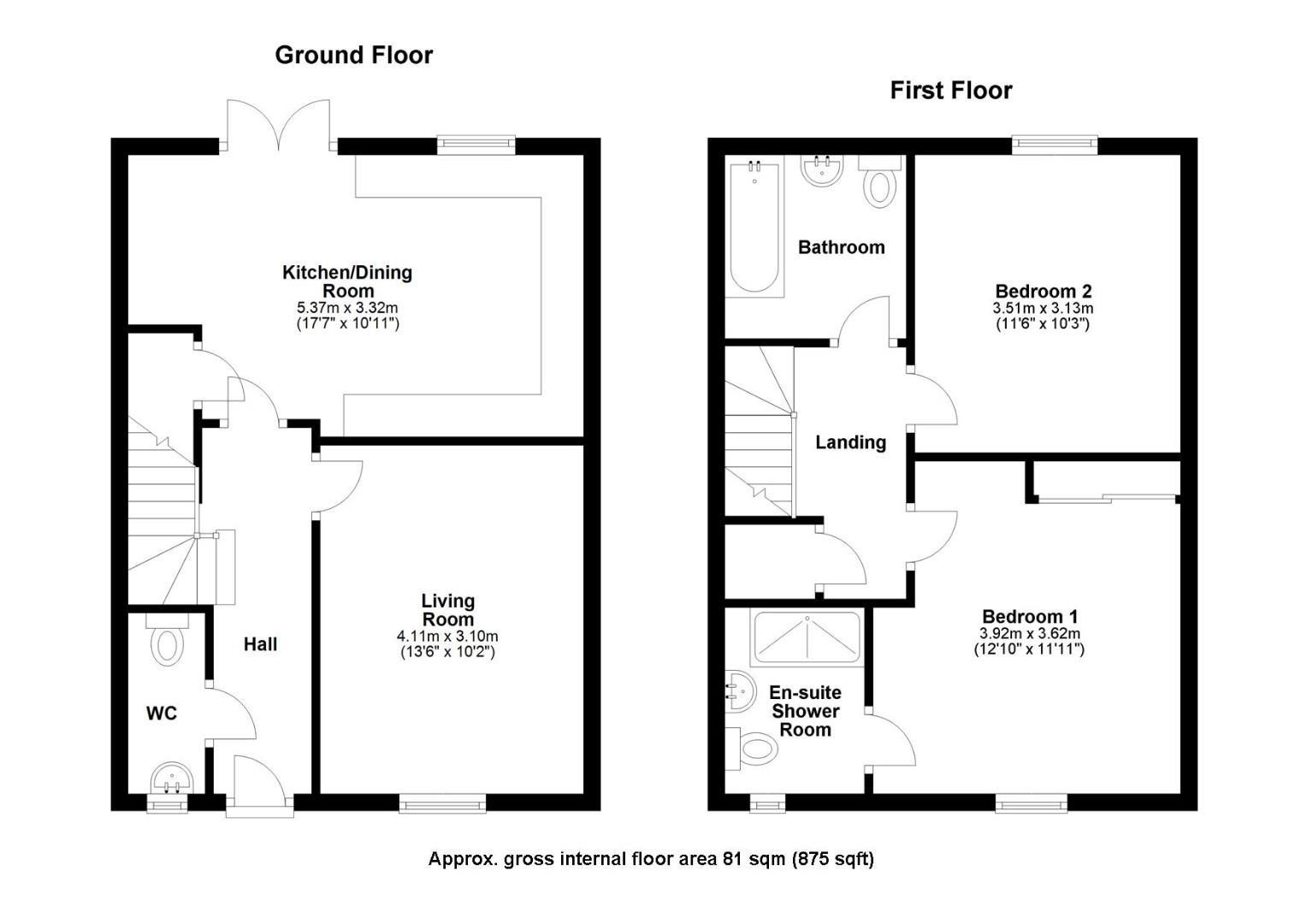 4, Challis Close, Foxton, Cambridge floorplan