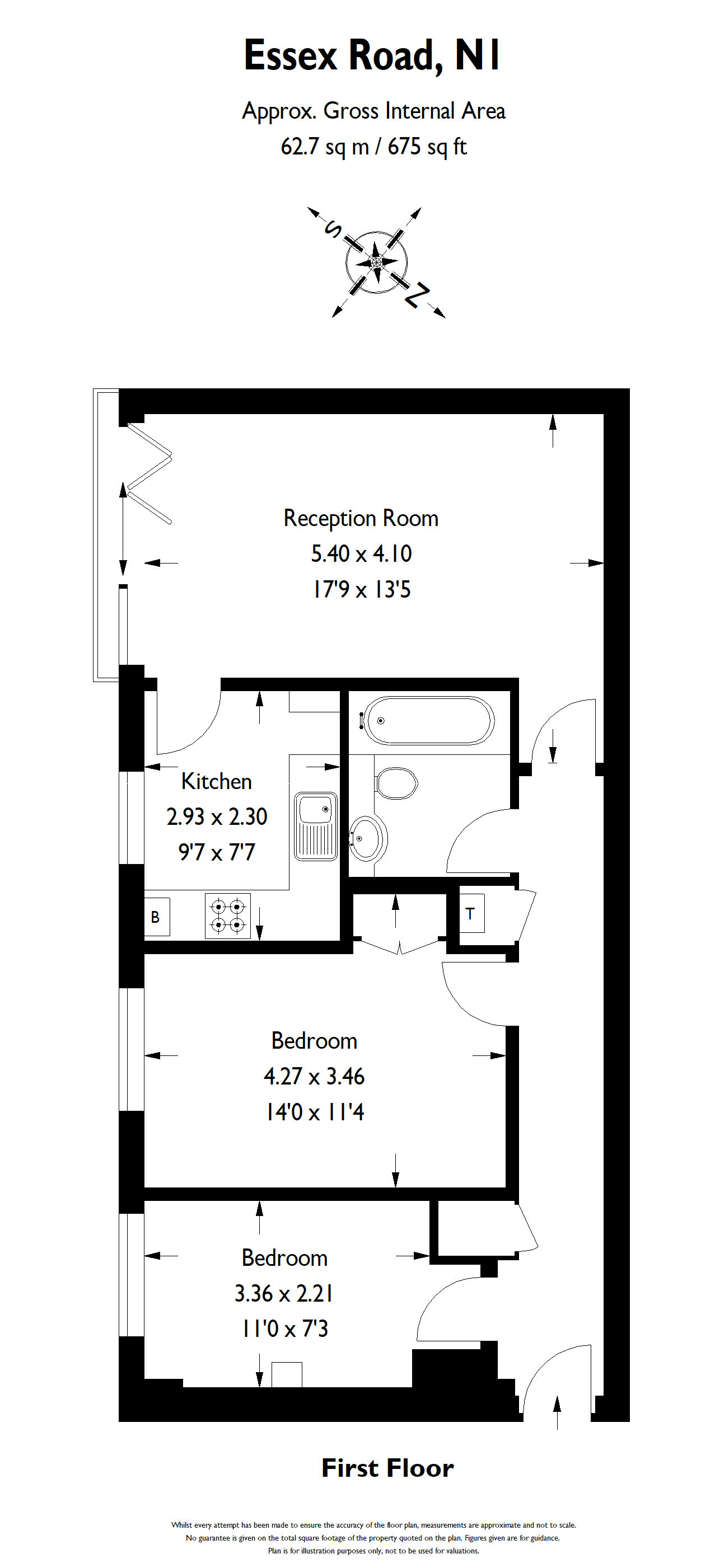 329 Essex Road, Islington, London N1, 2 bedroom flat for sale 62763761 PrimeLocation