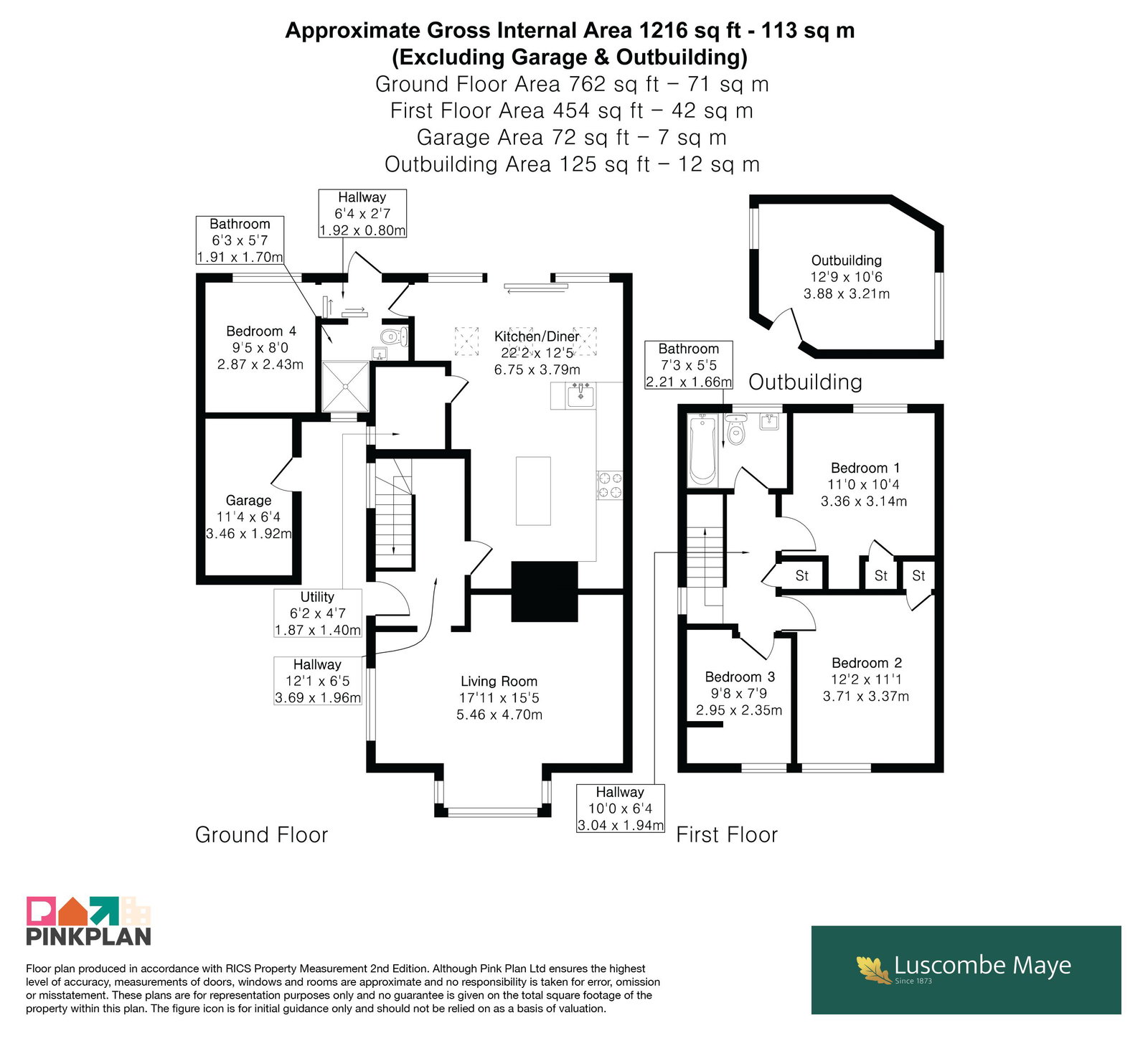 Higher Westonfields, Totnes floorplan