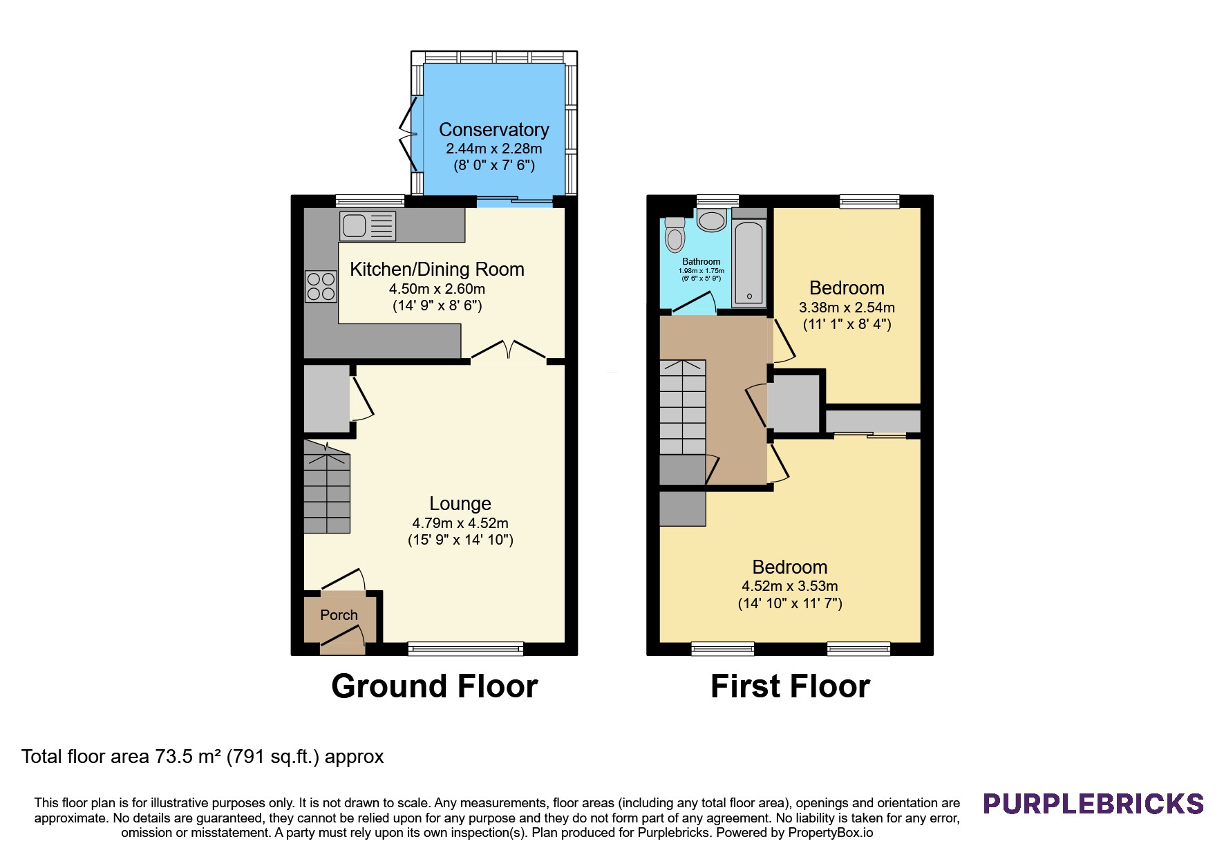 35, Oxford Avenue, Cramlington floorplan