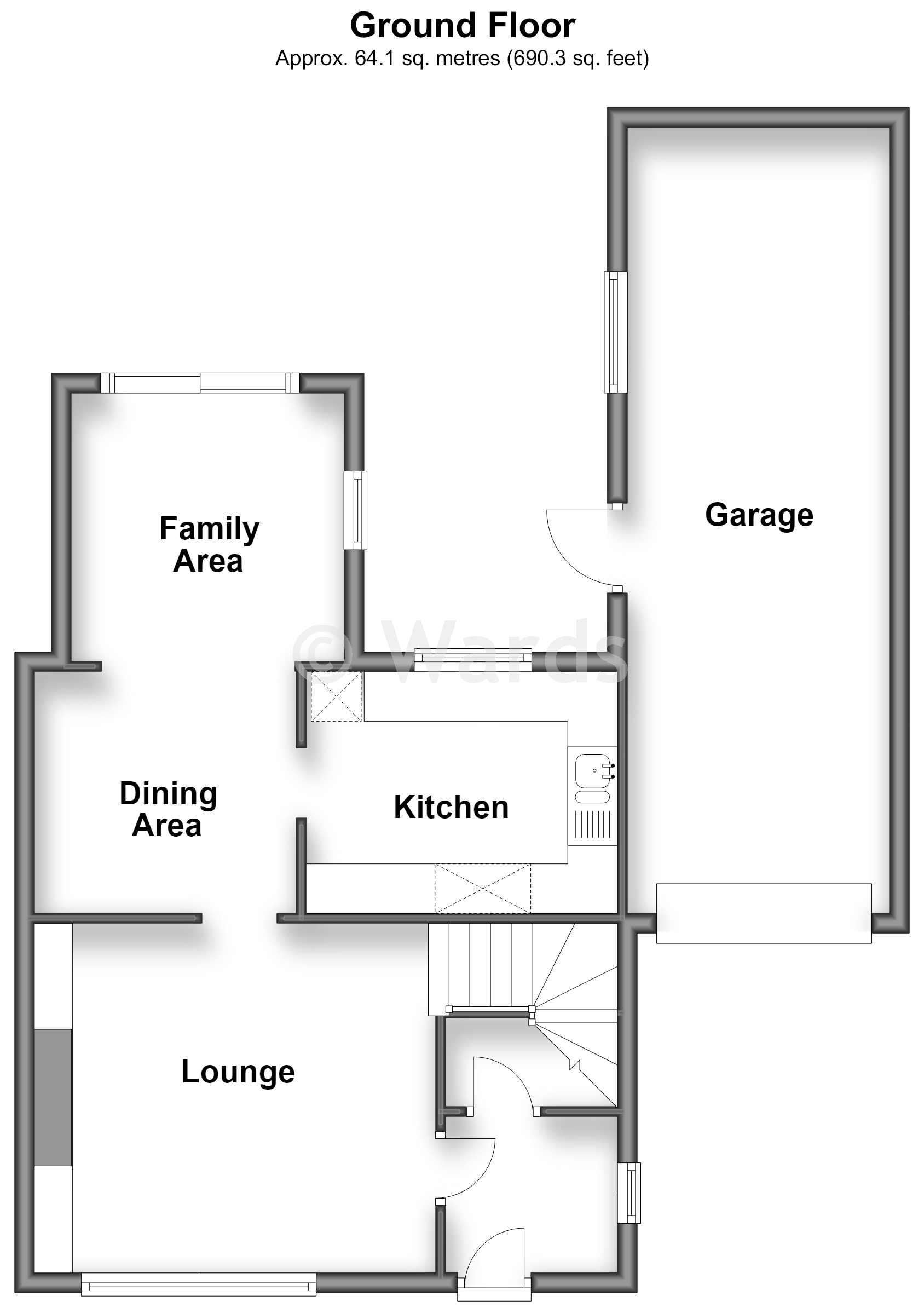 6, Rowan Close, Aylesford floorplan