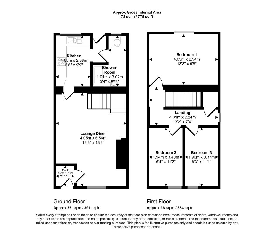 2, Johnson Street, Bishop Auckland floorplan