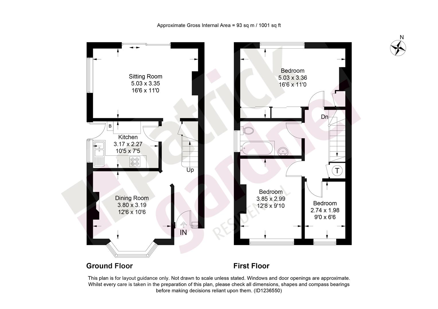 5, Albert Road, Ashtead floorplan
