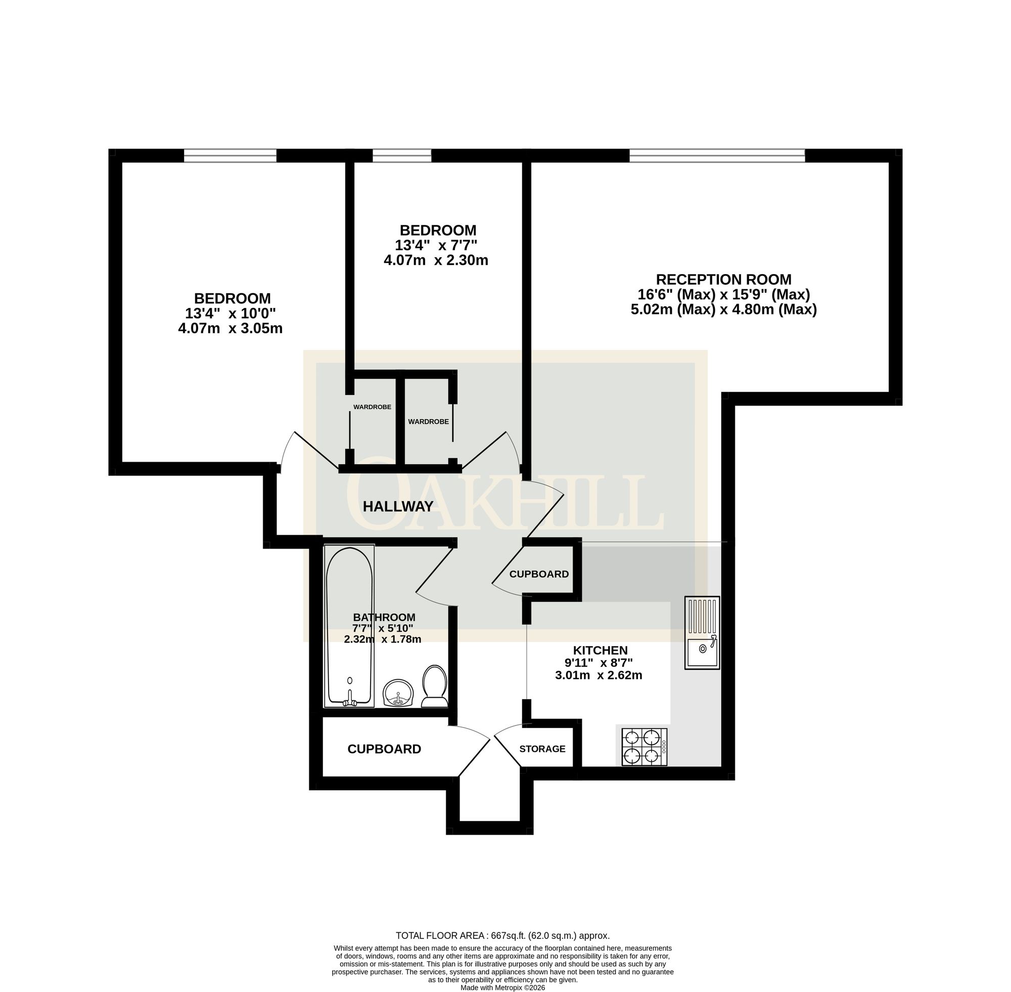 Flat 5, Ridgemead Court, Isleworth floorplan