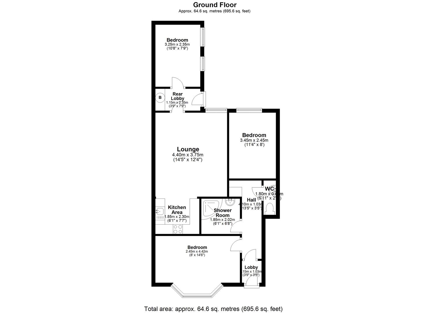 Tosson Terrace, Newcastle Upon Tyne floorplan