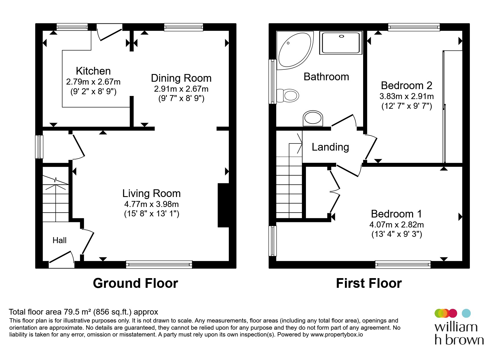 9, Primley Lane, Bishop's Stortford floorplan