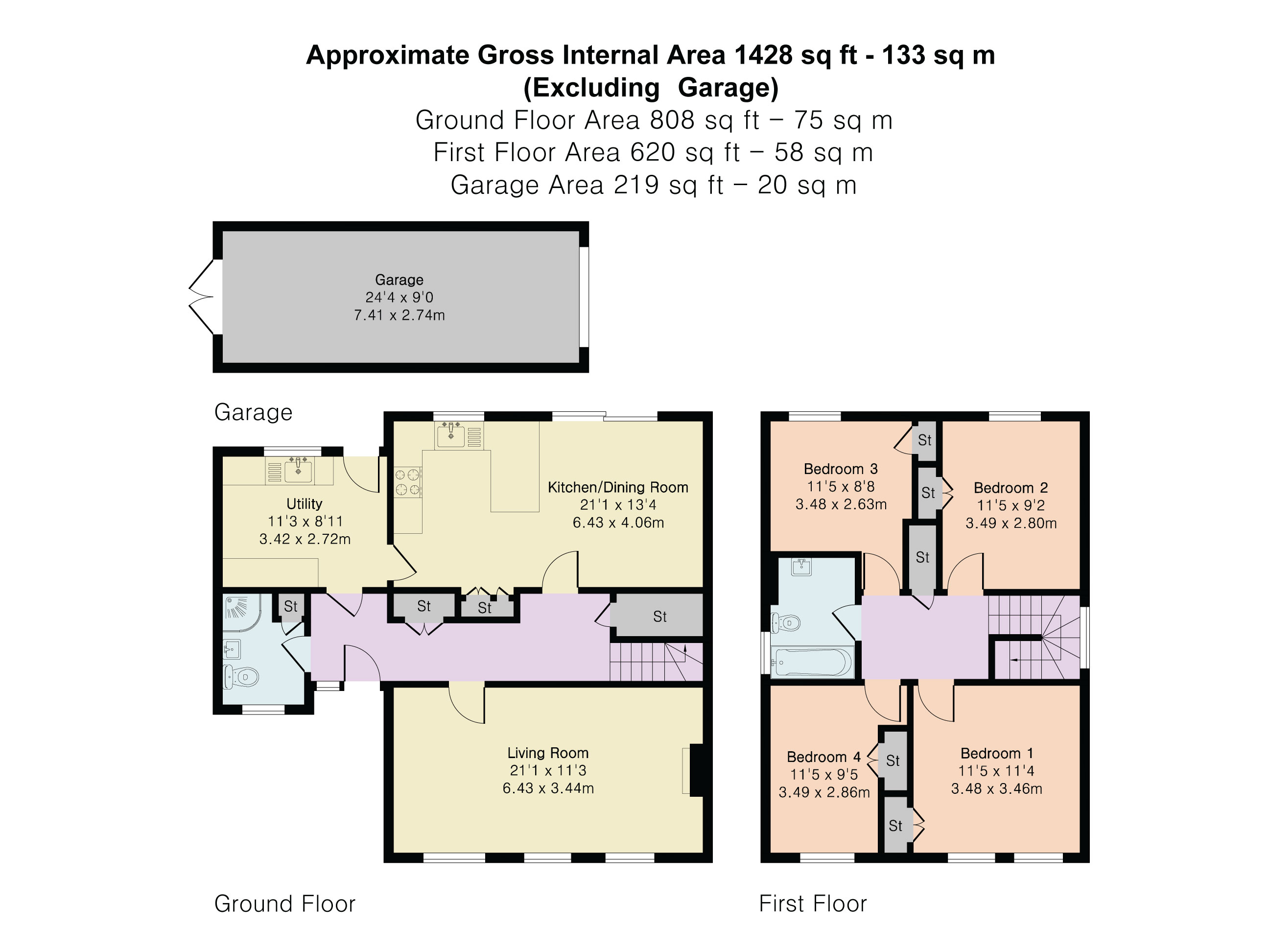 2, Moggs Mead, Petersfield floorplan