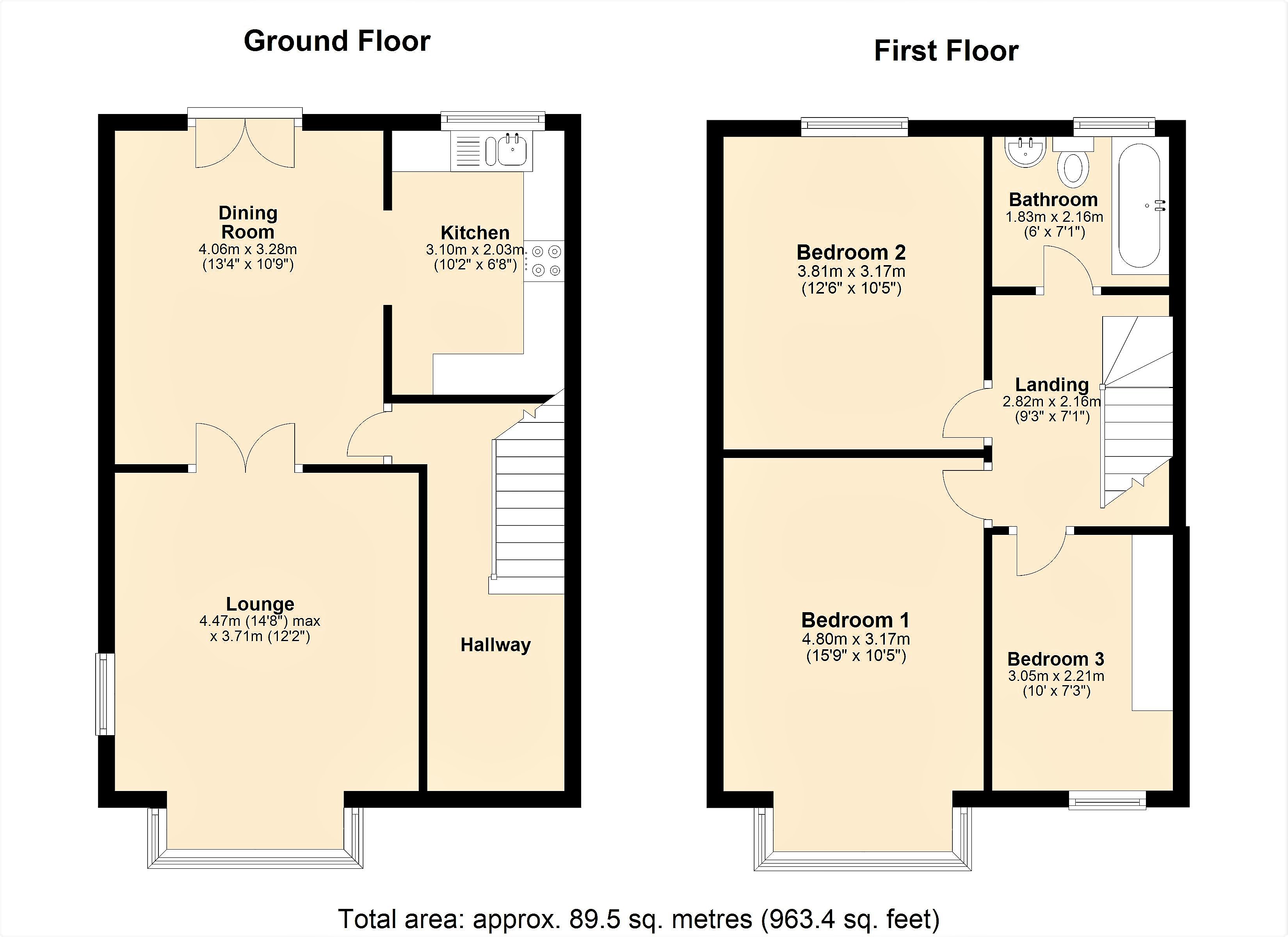 3 Bedrooms Semi-detached house for sale in Briardale Road, Bebington, Wirral CH63