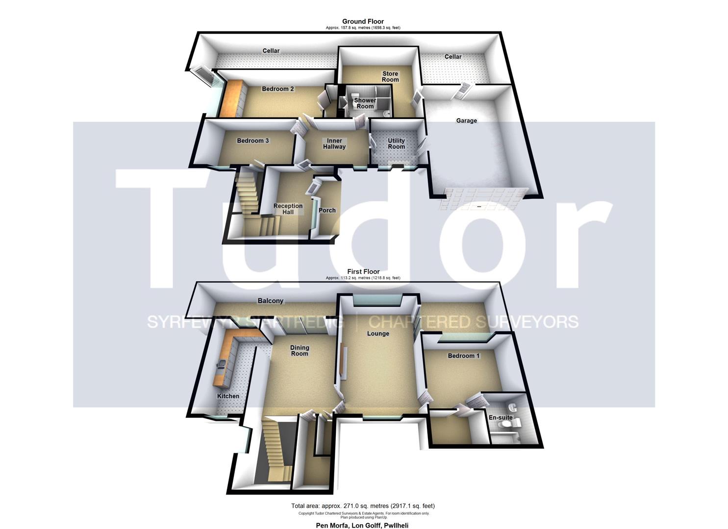 Pen Morfa, Lon Golff, Pwllheli floorplan