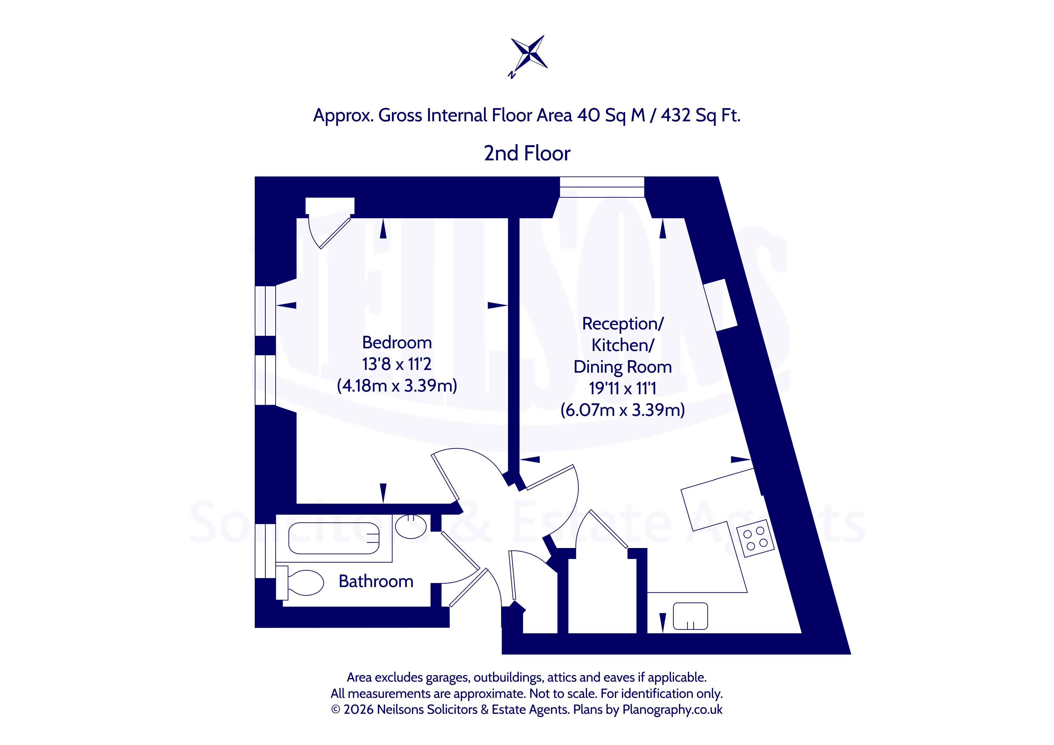 2/5, Comely Bank Row, Edinburgh floorplan