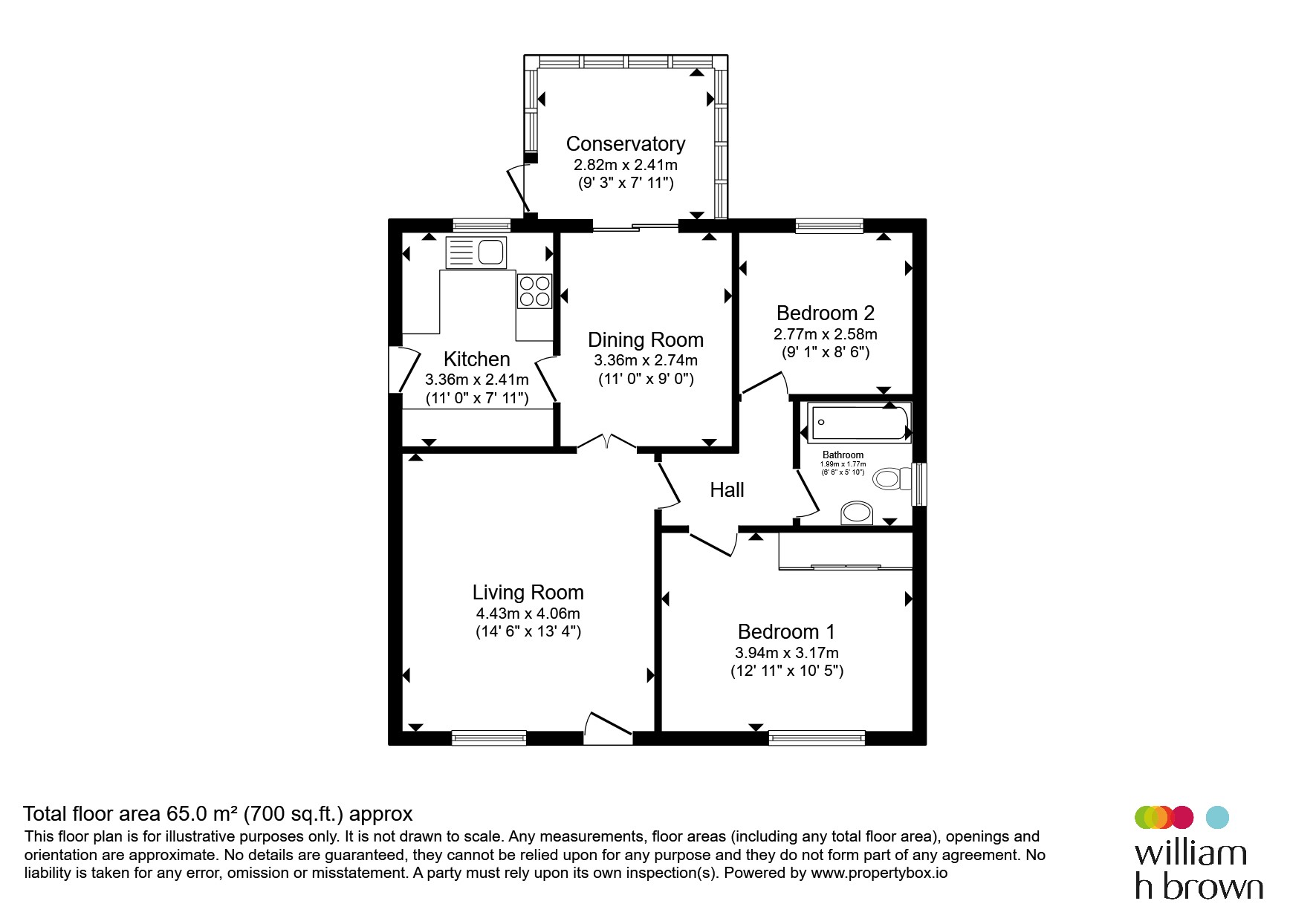 2, St. Andrews Close, Lincoln floorplan