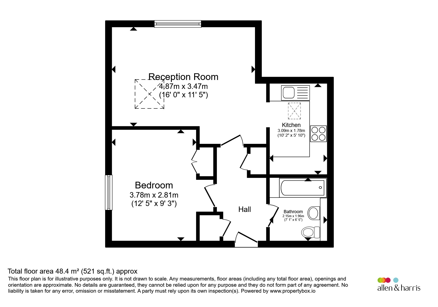 Flat 22, Meadow View, Water Eaton Road, Oxford floorplan