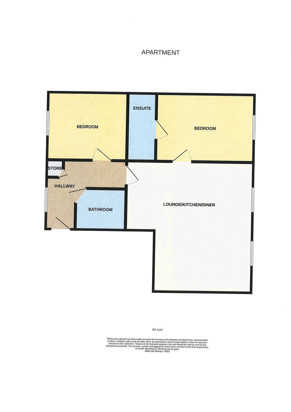 Cysgod Y Bryn, Rhos On Sea, Colwyn Bay LL28, 2 bedroom flat for sale