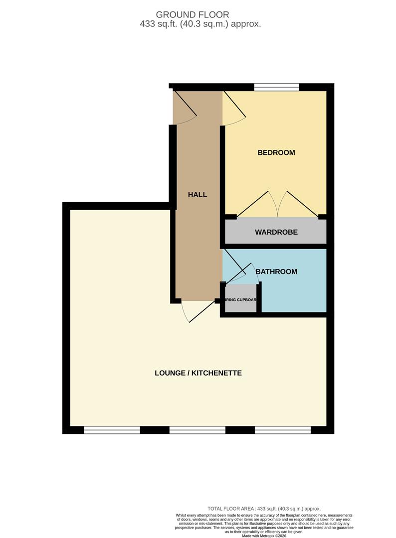 4 Tomkinsons Court, East Street, Tewkesbury floorplan