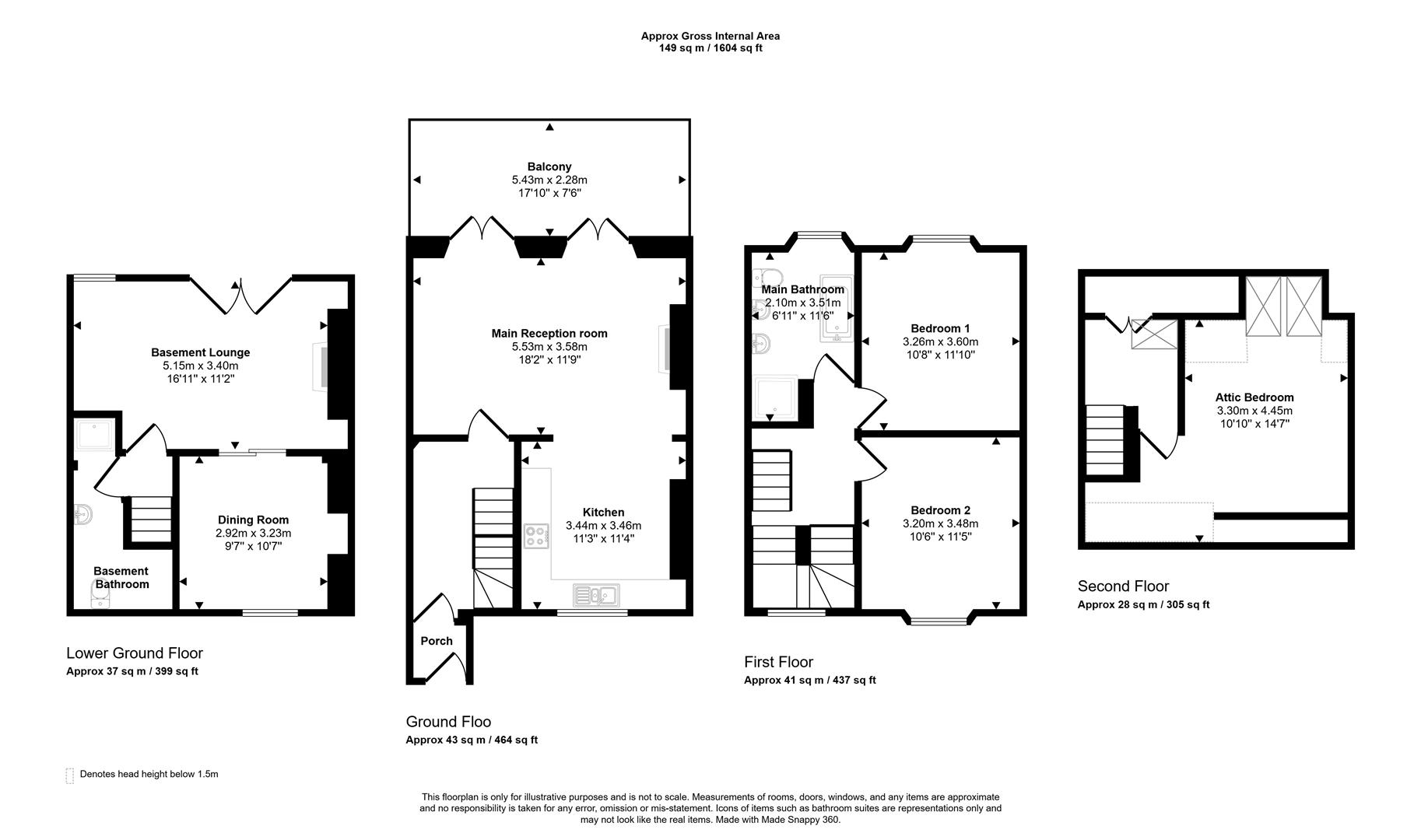 6, Neyland Terrace, Milford Haven floorplan