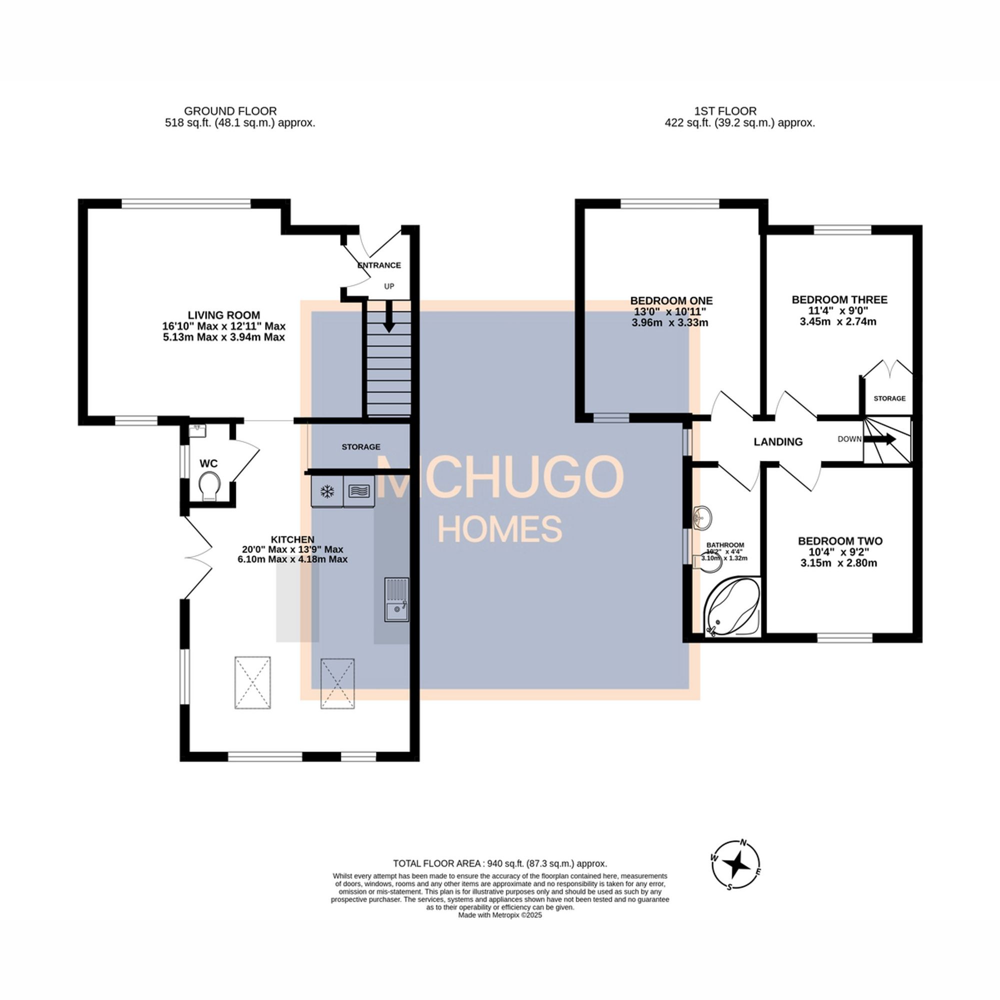 5 Moor Pool Avenue, Birmingham floorplan