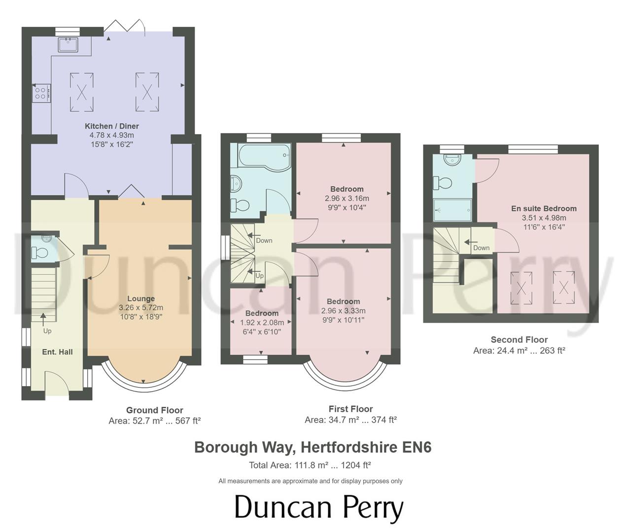 67, Borough Way, Potters Bar floorplan