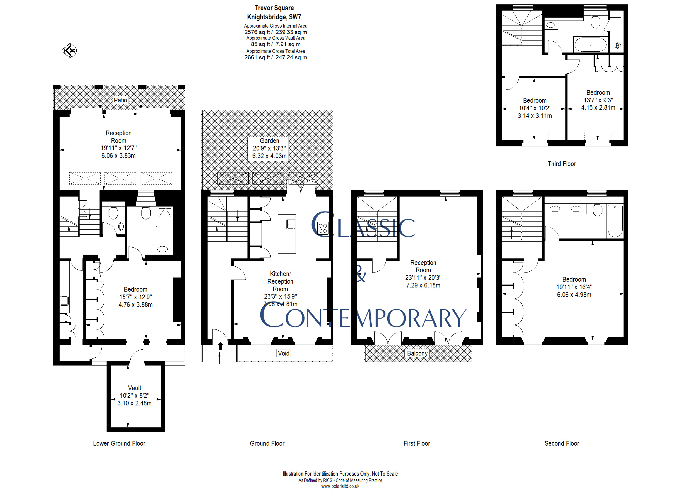11, Trevor Square, Knightsbridge floorplan