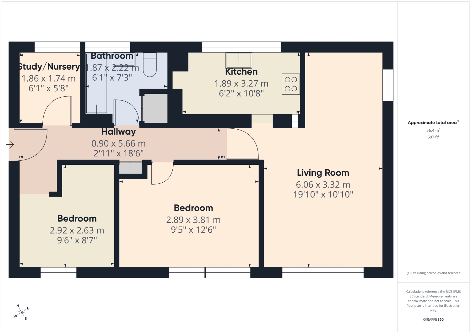 96a, Stradbroke Road, Sheffield floorplan