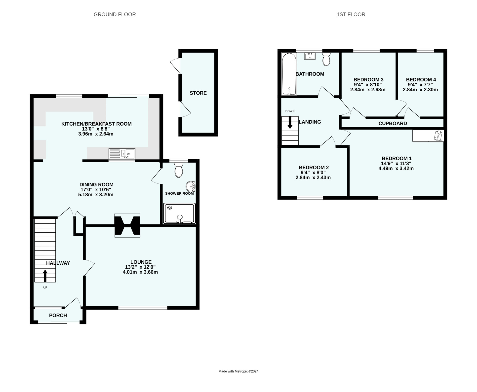 Fairfield Road, Devon floorplan