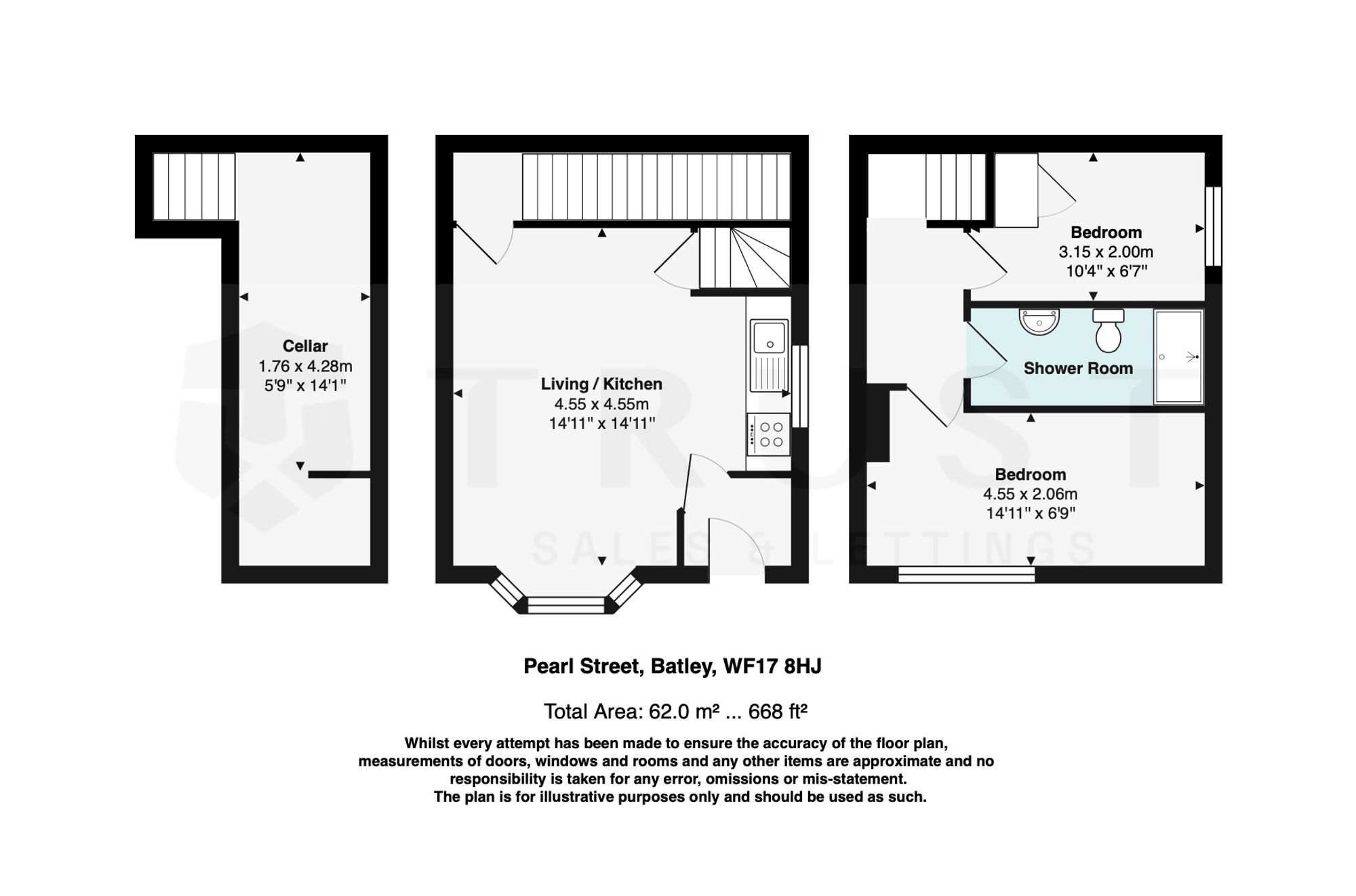32 Pearl Street, Batley floorplan
