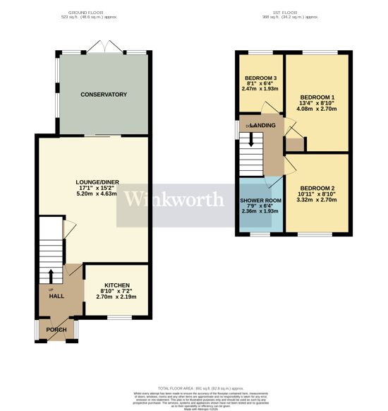 5, Oaklands, Northampton floorplan