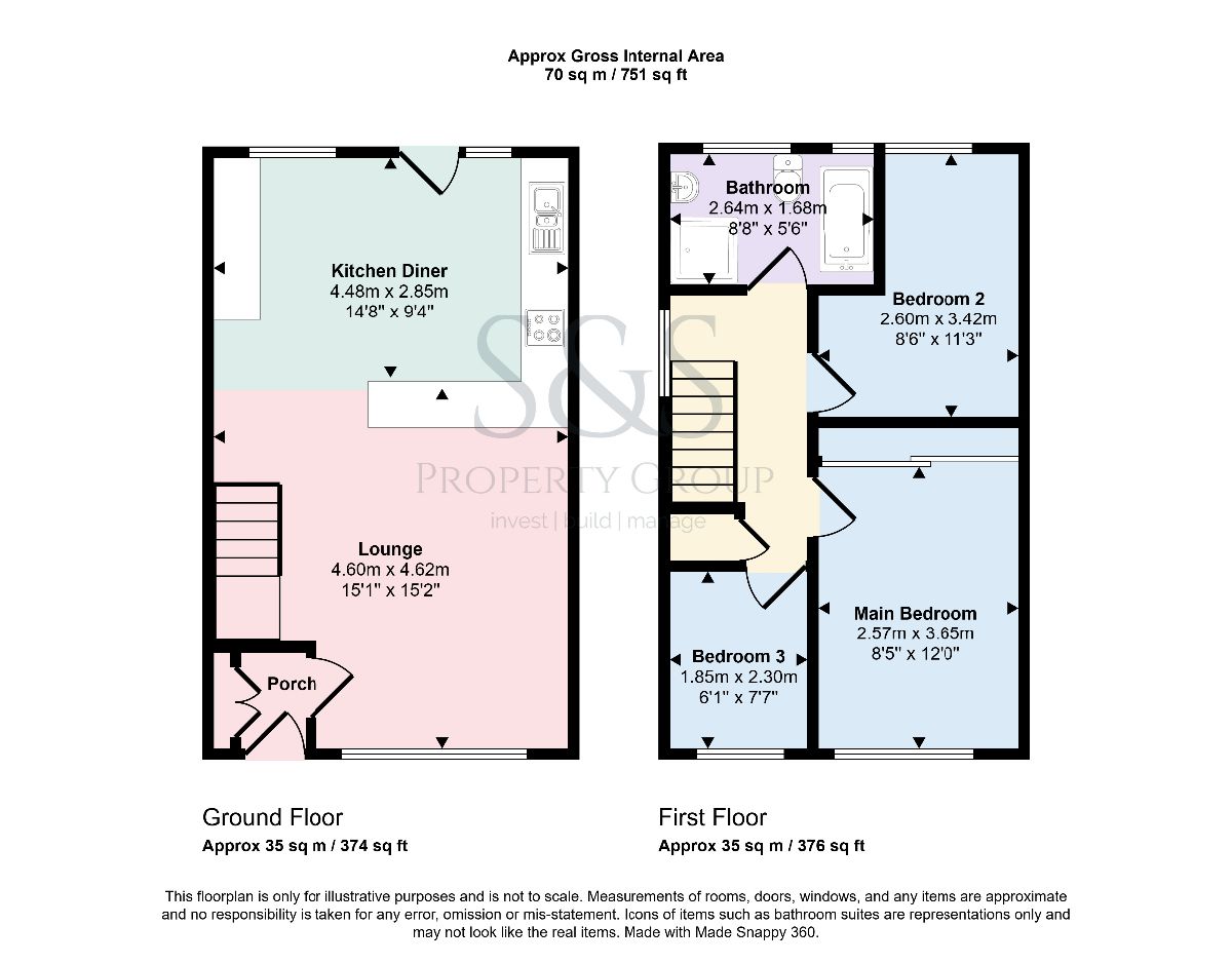 9 Crescent Grove, Manchester floorplan