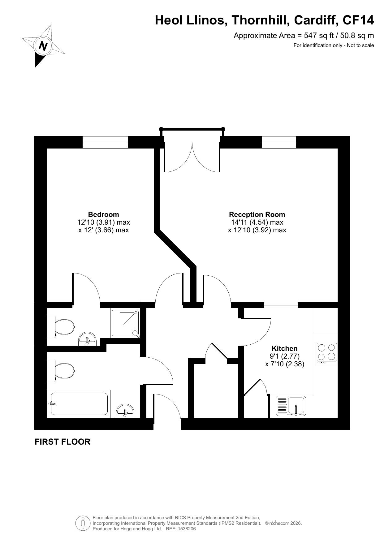 Heol Llinos, Cardiff floorplan