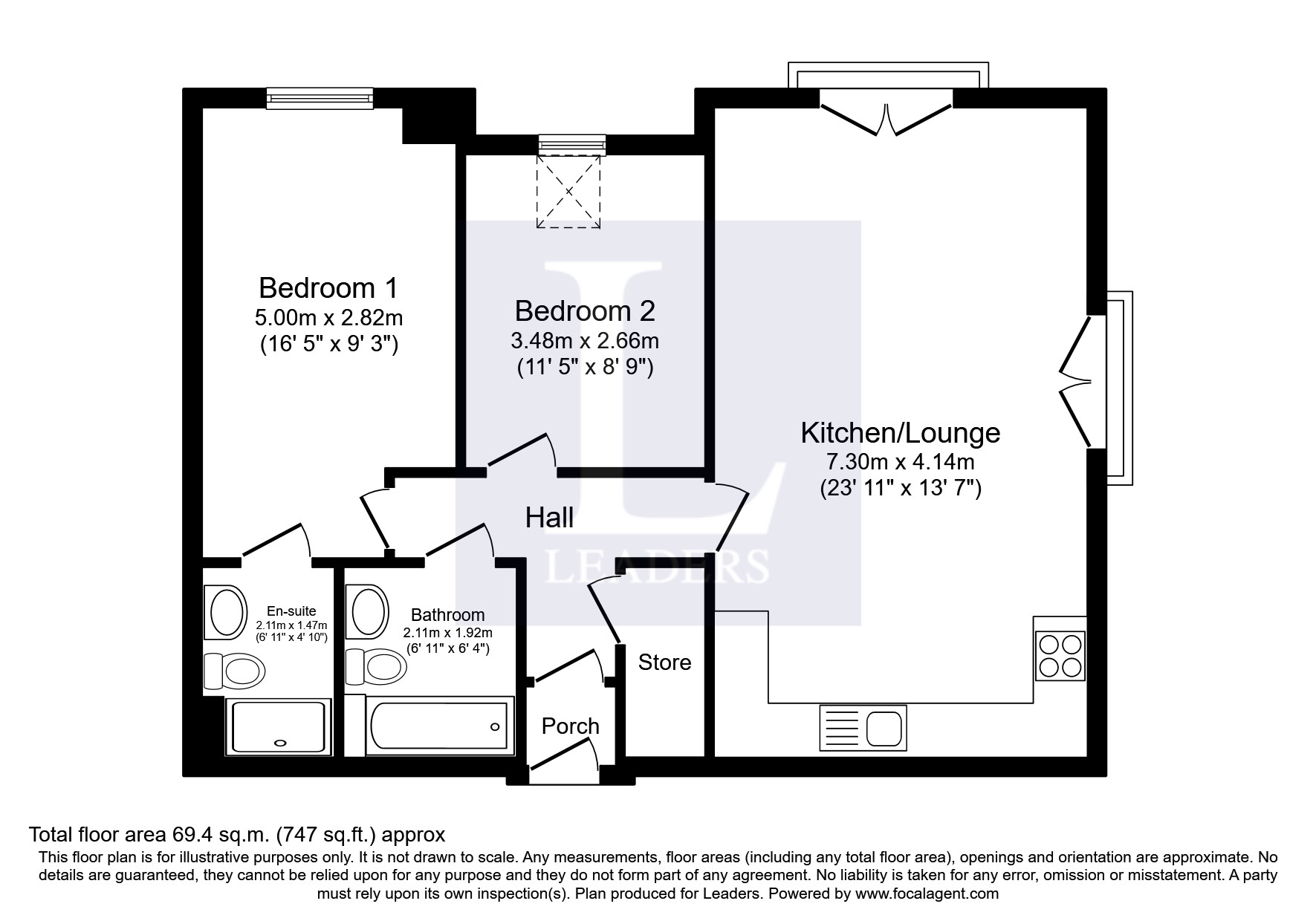 Apartment 18, Cherry Trees, Carr Lane, Doncaster floorplan