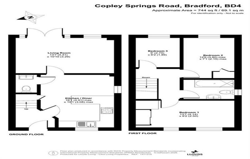 Spen Beck View, Bradford floorplan