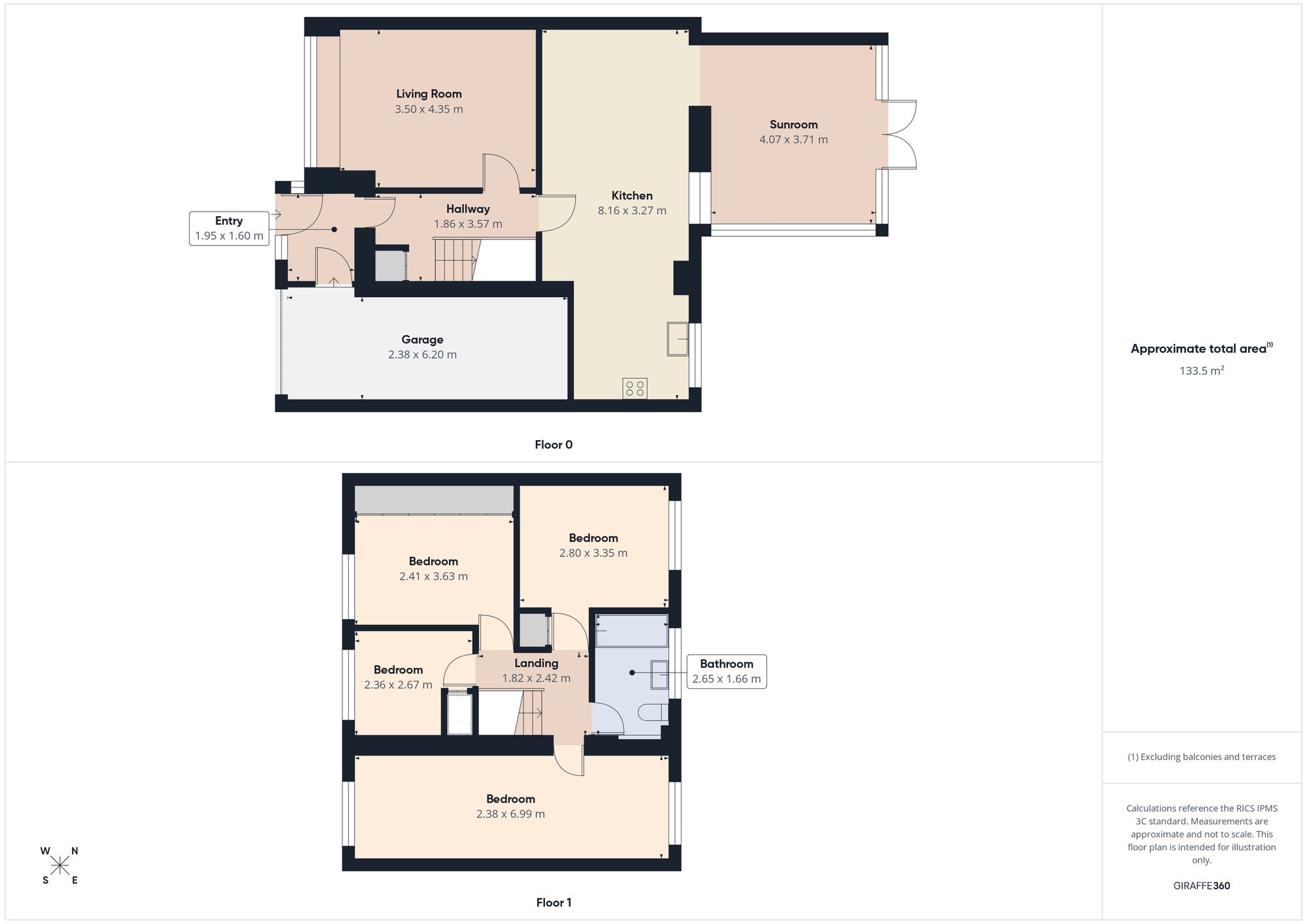 6 Wansbeck Close, Newcastle Upon Tyne floorplan