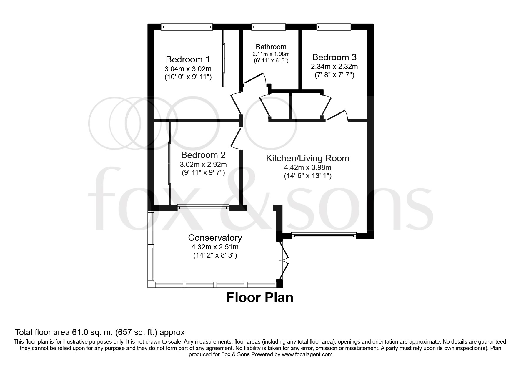 3 Bedrooms Detached bungalow for sale in Cromarty Walk, Eastbourne BN23