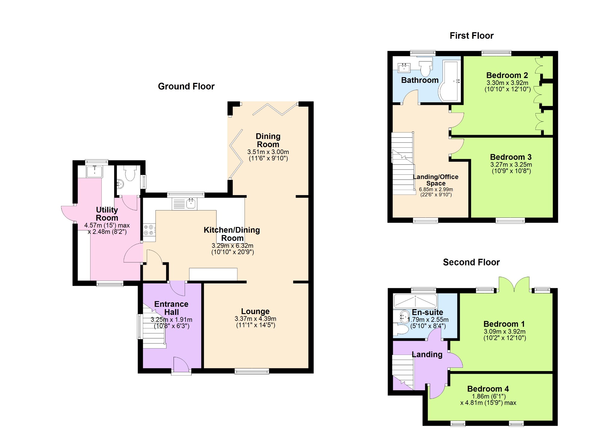 8 The Orchard, Staverton, Northamptonshire floorplan