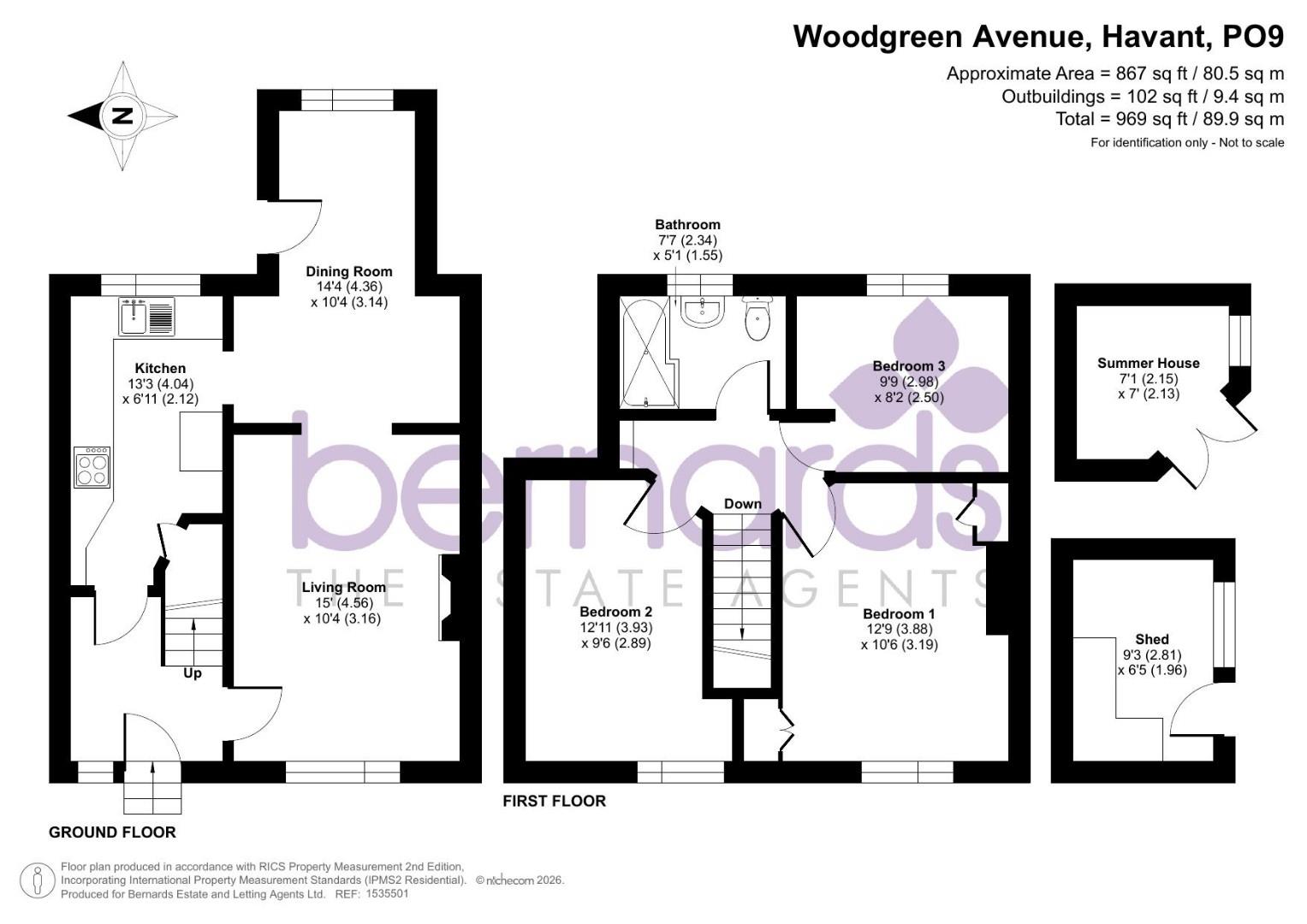 Woodgreen Avenue, Havant floorplan