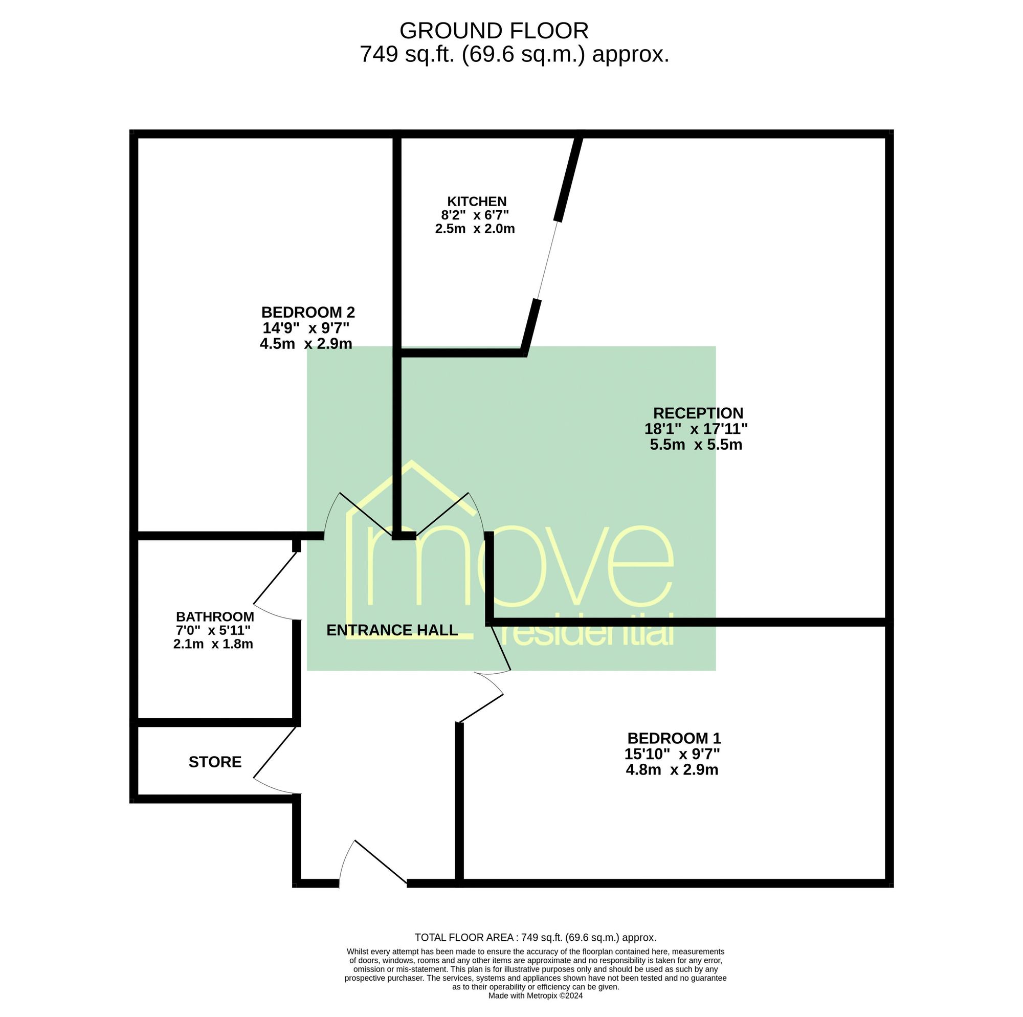 Apt 52, Reynolds Court, Liverpool floorplan