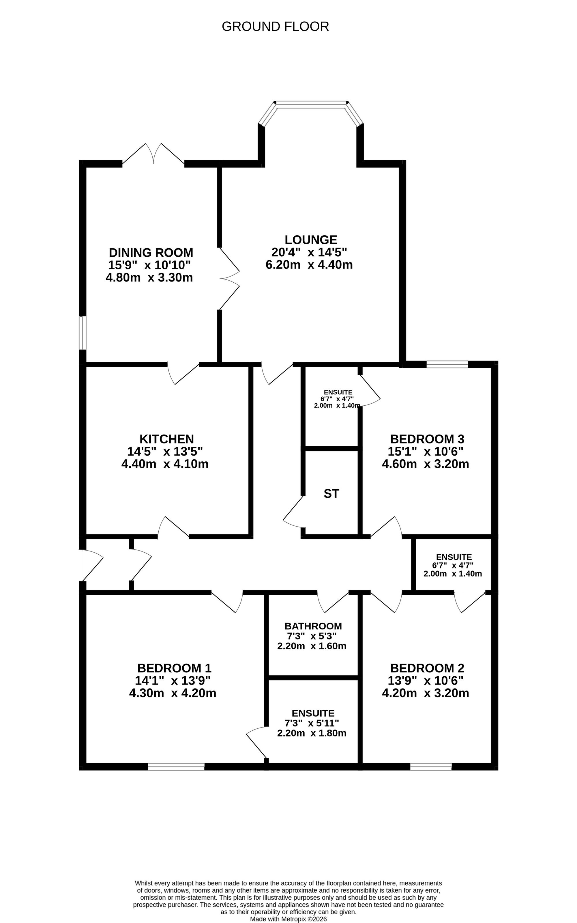 6a Allan Park, Stirling floorplan