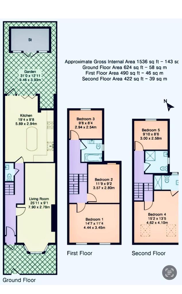 32, Buxton Road, London floorplan