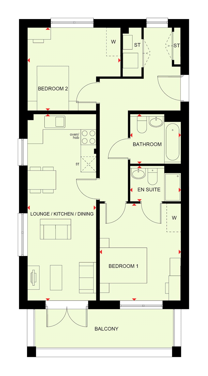 Franklin Gardens, Cambridge floorplan