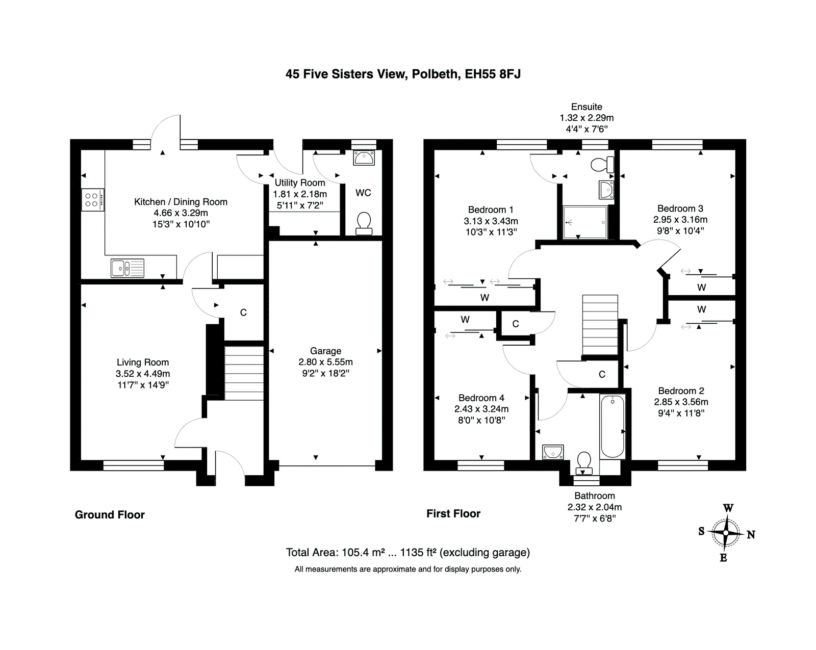 45, Five Sisters View, Polbeth floorplan