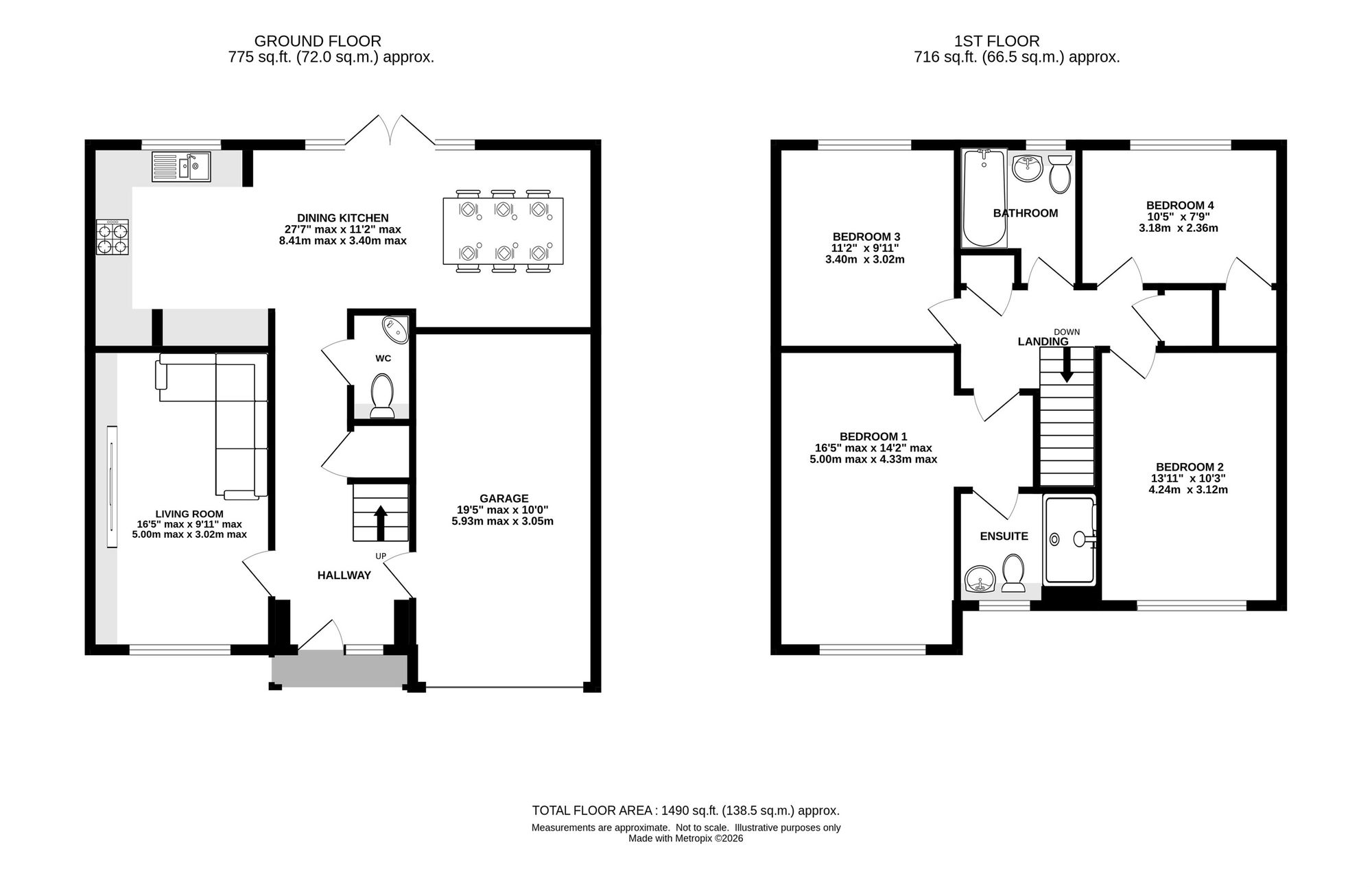67 Wildgoose Avenue, Knutsford floorplan