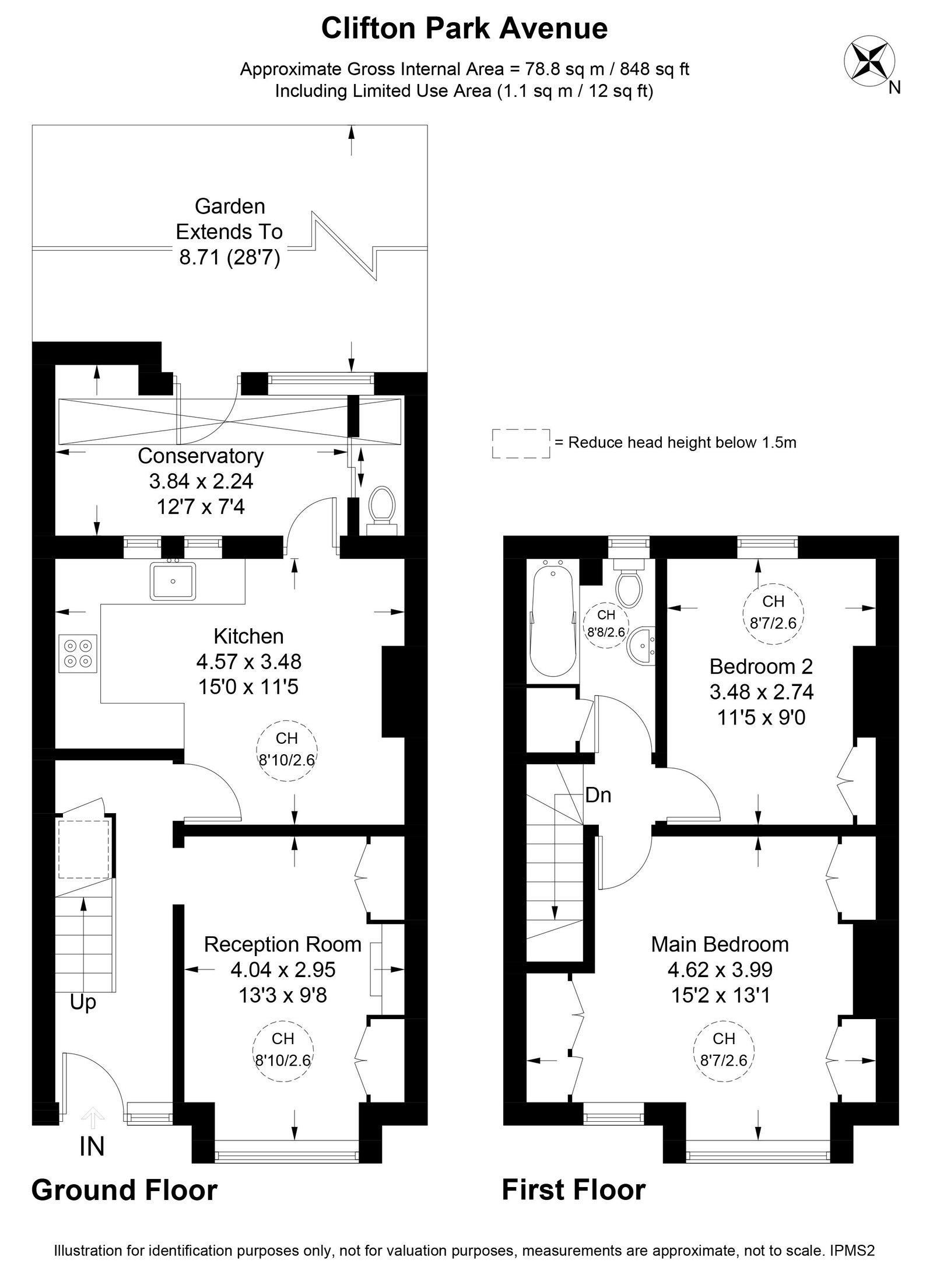 9, Clifton Park Avenue, London floorplan